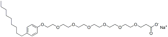 21-(4-Nonylphenoxy)-4,7,10,13,16,19-hexaoxahenicosanoic acid sodium salt CAS#: 70179-80-5