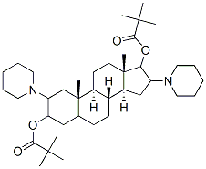 2,16-dipiperidinoandrostane-3,17-diol dipivalate CAS#: 63665-41-8