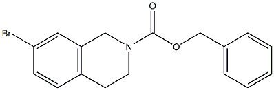 2(1H)-ISOQUINOLINECARBOXYLIC ACID, 7-BROMO-3,4-DIHYDRO-, PHENYLMETHYL ESTER CAS#: 625127-09-5