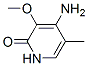 2(1H)-Pyridinone, 4-amino-3-methoxy-5-methyl- CAS#: 64837-76-9