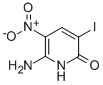 2(1H)-Pyridinone, 6-amino-3-iodo-5-nitro- CAS#: 642460-96-6