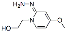 2(1H)-Pyridinone,1-(2-hydroxyethyl)-4-methoxy-,hydrazone(9CI) CAS#: 642083-05-4