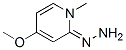 2(1H)-Pyridinone,4-methoxy-1-methyl-,hydrazone(9CI) CAS#: 642080-39-5