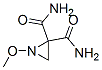 2,2-Aziridinedicarboxamide,1-methoxy-,(1R)-(9CI) CAS#: 62136-89-4