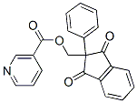 (2,3-dihydro-1,3-dioxo-2-phenyl-1H-inden-2-yl)methyl nicotinate CAS#: 66972-35-8