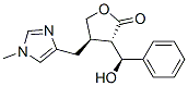 2(3H)-Furanone, dihydro-3-((S)-hydroxyphenylmethyl)-4-((1-methyl-1H-im idazol-4-yl)methyl)-, (3S,4R)- CAS#: 69460-80-6