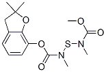 2,4-Dimethyl-5-oxo-2,4-diaza-3-thia-6-oxaheptanoic acid 2,2-dimethyl-2,3-dihydrobenzofuran-7-yl ester CAS#: 65907-26-8