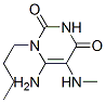 2,4(1H,3H)-Pyrimidinedione, 6-amino-1-butyl-5-(methylamino)- (9CI) CAS#: 565165-41-5