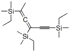 2,4,6-Tris(ethyldimethylsilyl)-2,3-hexadien-5-yne CAS#: 61227-83-6