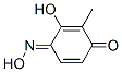 2,5-Cyclohexadiene-1,4-dione, 2-hydroxy-3-methyl-, 1-oxime (9CI) CAS#: 697733-83-8
