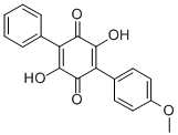 2,5-DIHYDROXY-3-(4-METHOXYPHENYL)-6-PHENYL-1,4-BENZOQUINONE CAS#: 6172-50-5