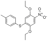 2,5-Diethoxy-4-((4-methylphenyl)thio)nitrobenzene CAS#: 68400-47-5