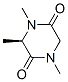 2,5-Piperazinedione,1,3,4-trimethyl-,(R)-(9CI) CAS#: 66445-42-9