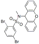 2,5-dibromo-N-methyl-N-(9H-xanthen-9-yl)benzenesulfonamide CAS#: 6320-56-5