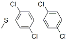 2,5,2',5'-tetrachloro-4-methylthiobiphenyl CAS#: 60640-57-5