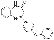 2H-1,5-Benzodiazepin-2-one, 1,3-dihydro-4-(4-(phenylthio)phenyl)- CAS#: 66752-99-6