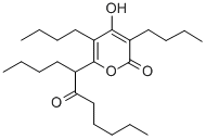 2H-Pyran-2-one, 3,5-dibutyl-6-(1-butyl-2-oxoheptyl)-4-hydroxy- CAS#: 68112-21-0