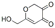 2H-Pyran-3,4-dione, 6-(hydroxymethyl)- (9CI) CAS#: 651024-93-0