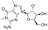 (2R,3R,4S,5R)-2-(2-amino-1,7-dimethyl-6-oxopurin-9-ium-9-yl)-4-hydroxy-5-(hydroxymethyl)oxolan-3-olate CAS#: 69453-64-1