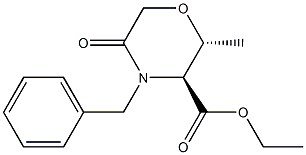 (2R, 3S) -2-Metil-5-okso-4- (fenilMetil) -3-Morfolinkarboksilik asit etil ester CAS #: 681851-26-3