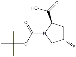 (2R,4S)-1-(tert-butoxycarbonyl)-4-fluoropyrrolidine-2-carboxylic acid CAS#: 681128-50-7