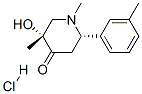 (2S,5R)-5-hydroxy-1,5-dimethyl-2-(3-methylphenyl)piperidin-4-one hydro chloride CAS#: 66439-88-1
