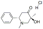 (2S,5S)-5-hydroxy-1,5-dimethyl-2-phenyl-piperidin-4-one hydrochloride CAS#: 66440-03-7