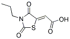(2Z)-(2,4-DIOXO-3-PROPYL-1,3-THIAZOLIDIN-5-YLIDENE)ACETIC ACID CAS#: 613656-85-2