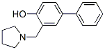 3-(1-Pyrrolidinylmethyl)biphenyl-4-ol CAS#: 66839-97-2