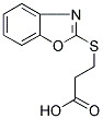 3-(1,3-BENZOXAZOL-2-YLSULFANYL)PROPANOIC ACID CAS#: 60788-67-2