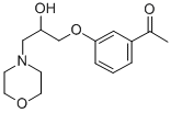 3'-(2-Hydroxy-3-morpholinopropoxy)acetophenone CAS#: 63990-82-9