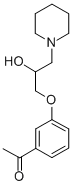 3'-(2-Hydroxy-3-piperidinopropoxy)acetophenone CAS#: 63990-51-2