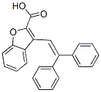 3-(2,2-diphenylethenyl)benzofuran-2-carboxylic acid CAS#: 63405-25-4