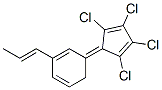 3-(2,3,4,5-tetrachloro-1-cyclopenta-2,4-dienylidene)prop-1-enylbenzene CAS#: 61355-19-9