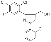 (3-(2,4-DICHLORO-5-FLUOROPHENYL)-1-(2-CHLOROPHENYL)-1H-PYRAZOL-4-YL)METHANOL CAS#: 618441-95-5