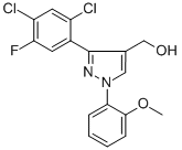 (3-(2,4-DICHLORO-5-FLUOROPHENYL)-1-(2-METHOXYPHENYL)-1H-PYRAZOL-4-YL)METHANOL CAS#: 618441-97-7