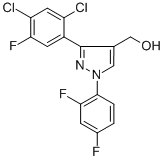 (3-(2,4-DICHLORO-5-FLUOROPHENYL)-1-(2,4-DIFLUOROPHENYL)-1H-PYRAZOL-4-YL)METHANOL CAS#: 618441-78-4