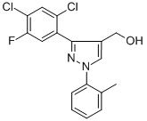 (3-(2,4-DICHLORO-5-FLUOROPHENYL)-1-O-TOLYL-1H-PYRAZOL-4-YL)METHANOL CAS#: 618441-85-3