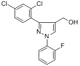 (3-(2,4-DICHLOROPHENYL)-1-(2-FLUOROPHENYL)-1H-PYRAZOL-4-YL)METHANOL CAS#: 618444-51-2