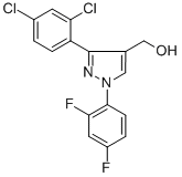 (3-(2,4-DICHLOROPHENYL)-1-(2,4-DIFLUOROPHENYL)-1H-PYRAZOL-4-YL)METHANOL CAS#: 618441-79-5