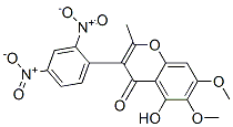 3-(2,4-Dinitrophenyl)-5-hydroxy-6,7-dimethoxy-2-methyl-4H-1-benzopyran-4-one CAS#: 62995-19-1