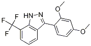 3-(2,4-dimethoxyphenyl)-7-(trifluoromethyl)-1H-indazole CAS#: 680611-18-1