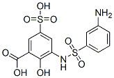 3-(3-aminophenylsulfonamido)-2-hydroxy-5-sulfobenzoic acid CAS#: 6201-85-0