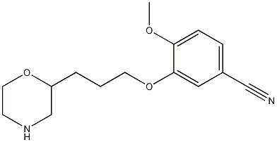 3-(3-morpholinylpropoxy)-4-methoxybenzonitrile CAS#: 675126-28-0