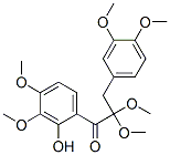3-(3,4-Dimethoxyphenyl)-1-(2-hydroxy-3,4-dimethoxyphenyl)-2,2-dimethoxy-1-propanone CAS#: 62849-15-4