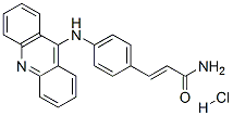 3-(4-(9-Acridinylamino)phenyl)-2-propenamide monohydrochloride CAS#: 64895-21-2