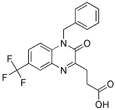 3-(4-BENZYL-3-OXO-7-TRIFLUOROMETHYL-3,4-DIHYDRO-QUINOXALIN-2-YL)-PROPIONIC ACID CAS#: 565191-92-6