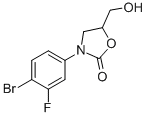3-(4-BROMO-3-FLUOROPHENYL)-5-HYDROXYMETHYLOXAZOLIDIN-2-ONE CAS#: 665003-40-7