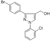 (3-(4-BROMOPHENYL)-1-(2-CHLOROPHENYL)-1H-PYRAZOL-4-YL)METHANOL CAS#: 618441-94-4
