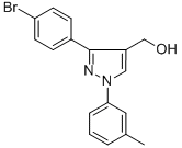 (3-(4-BROMOPHENYL)-1-M-TOLYL-1H-PYRAZOL-4-YL)METHANOL CAS#: 618441-88-6